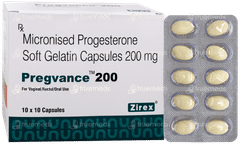 Pregvance 200 Capsule 10